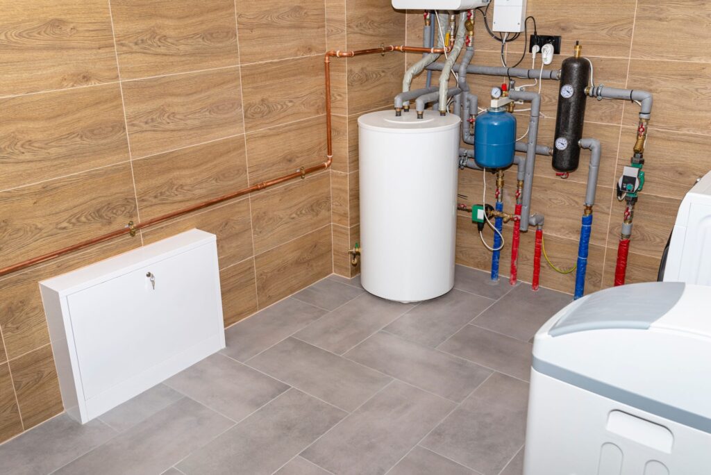 Residential water heater and plumbing system installed in West Jordan